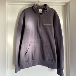 Cozy Navy Coffee Sknob Pullover size M
